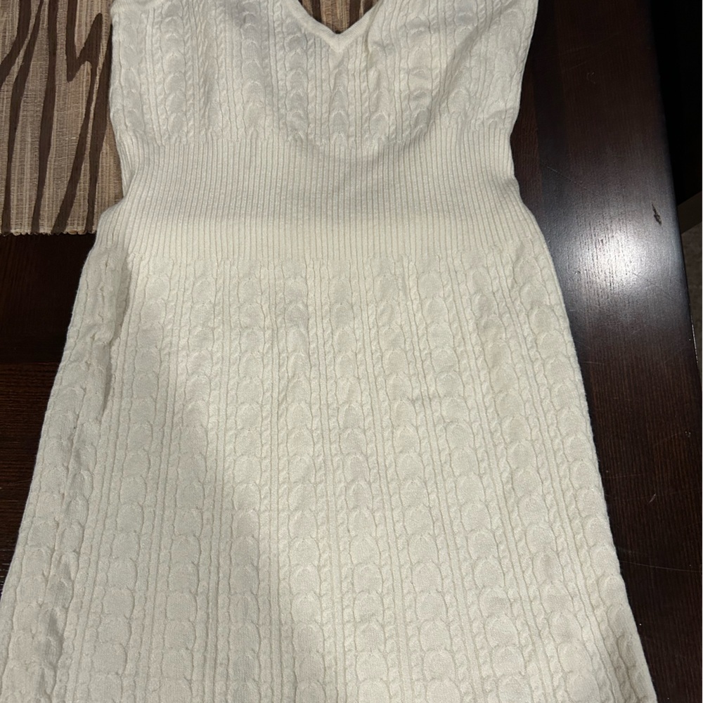 BCBG cabled sweater camisole